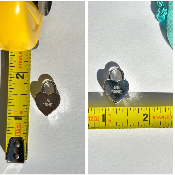 AUTH RARE vintage Tiffany & Co. “BE MINE” heart padlock charm/pendant💙 - Picture 16 of 16